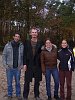 Andrea Occhipinti con il tutor Richard Immink e due ex leonardine al Plant Research International, NL